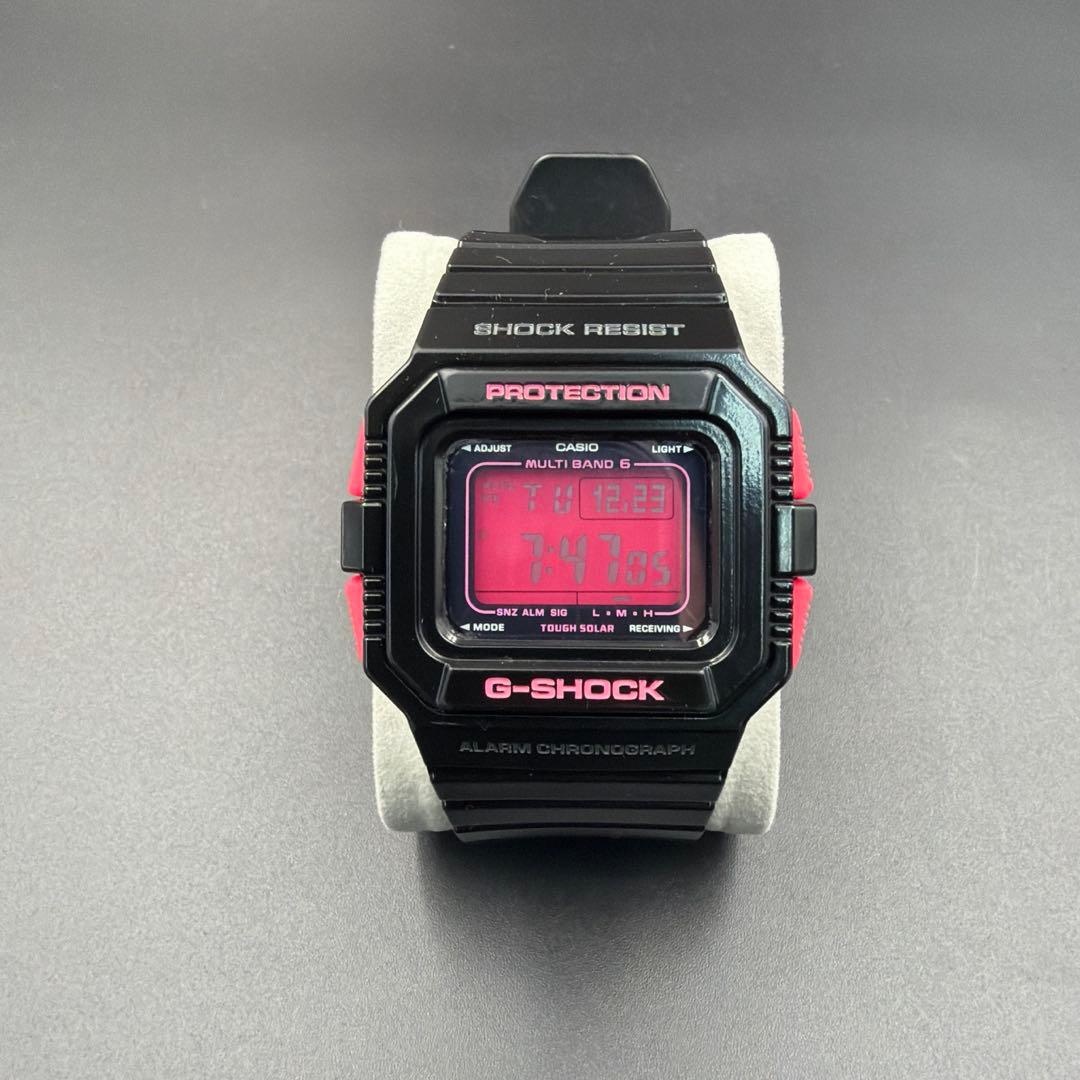 CASIO G-SHOCK GW-5510B ブラック×ピンク 電波ソーラー