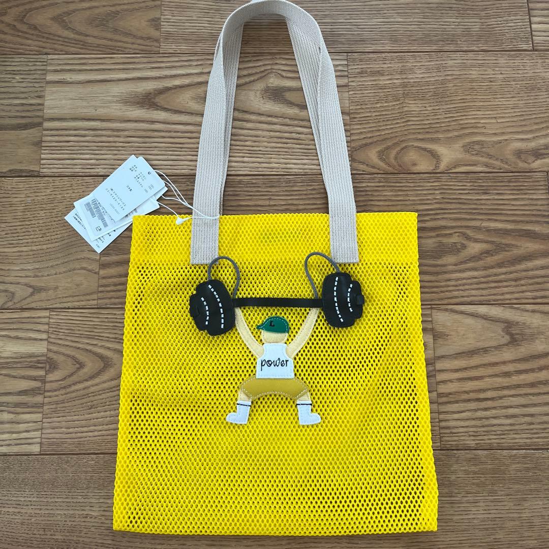 [新品未使用]ludlow イエロー　メッシュトート　ダンベル　パワー