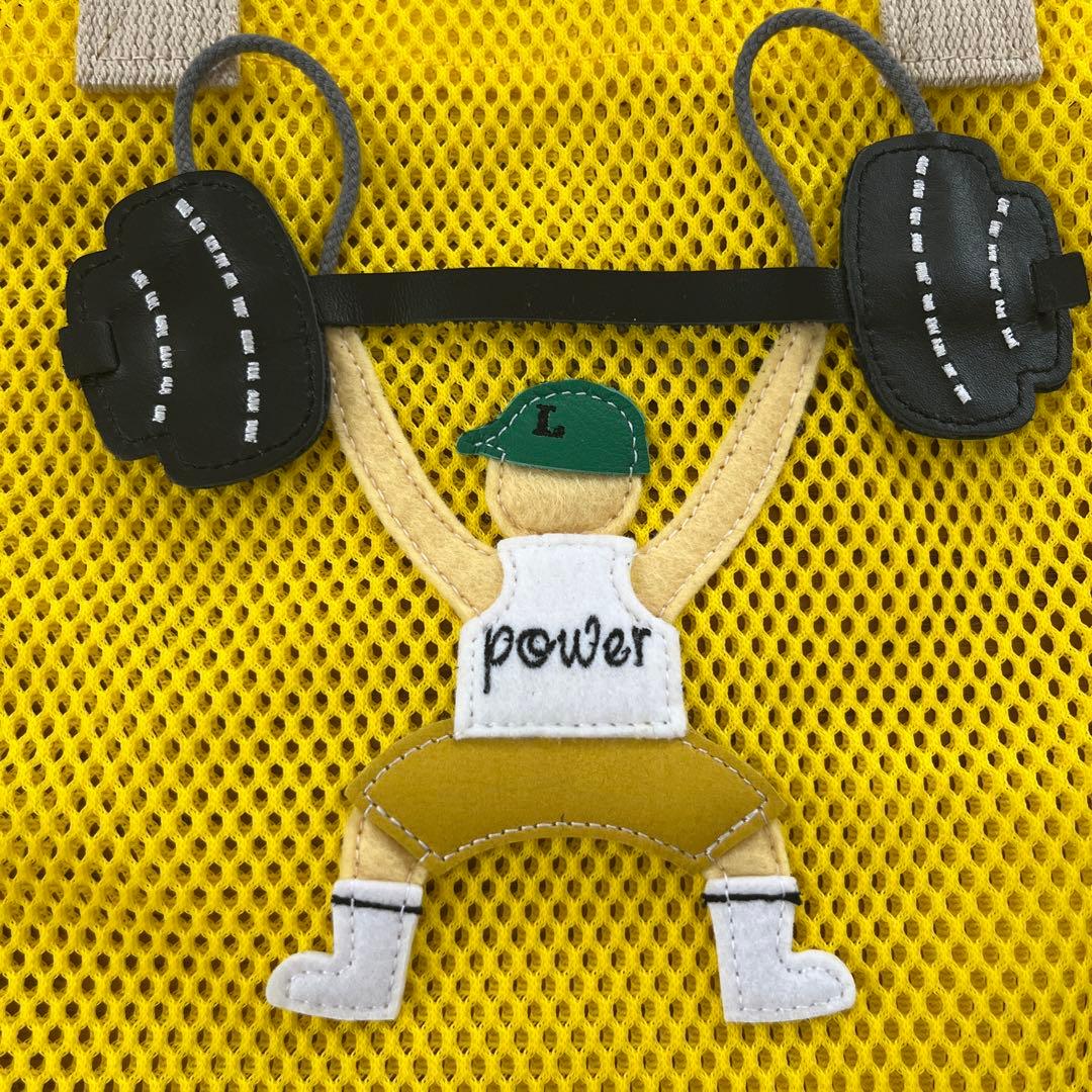 [新品未使用]ludlow イエロー　メッシュトート　ダンベル　パワー