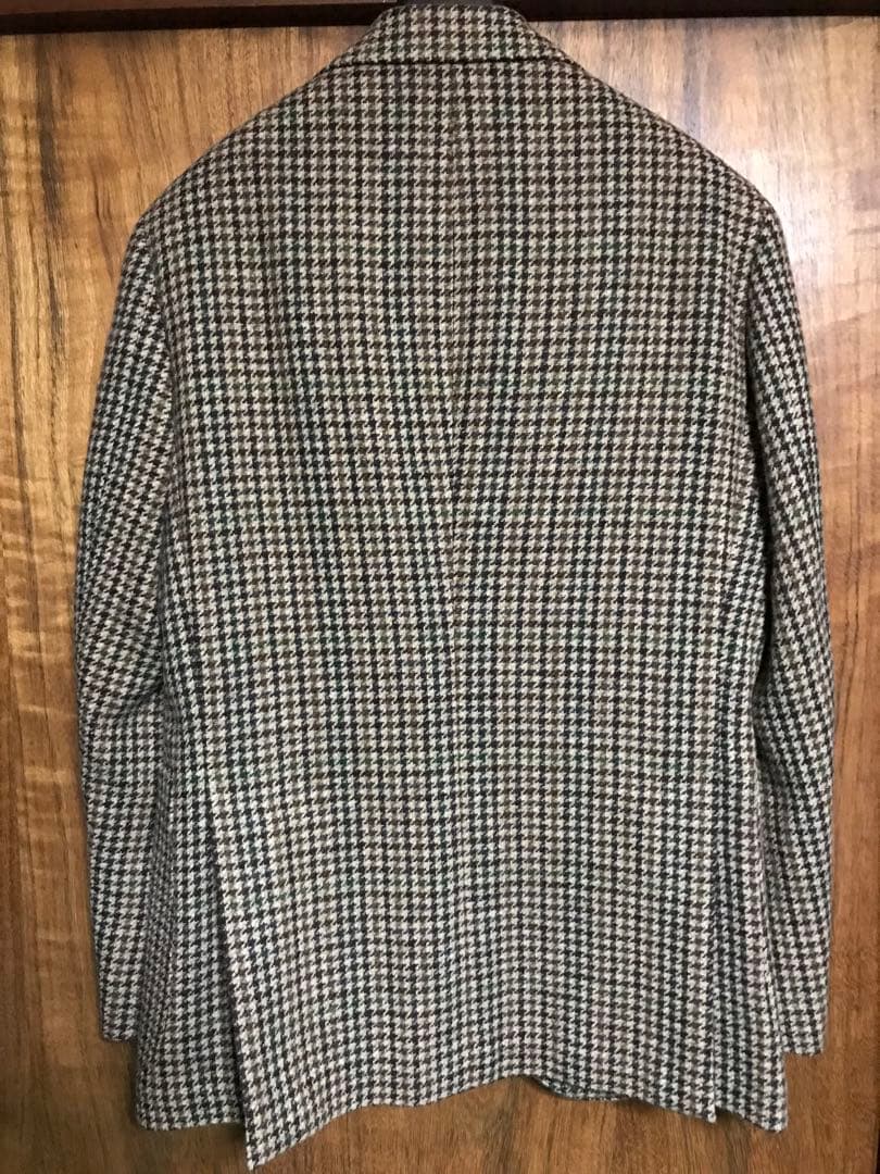 SHIPS MOONガンクラブチェック ツイードジャケット 46サイズ