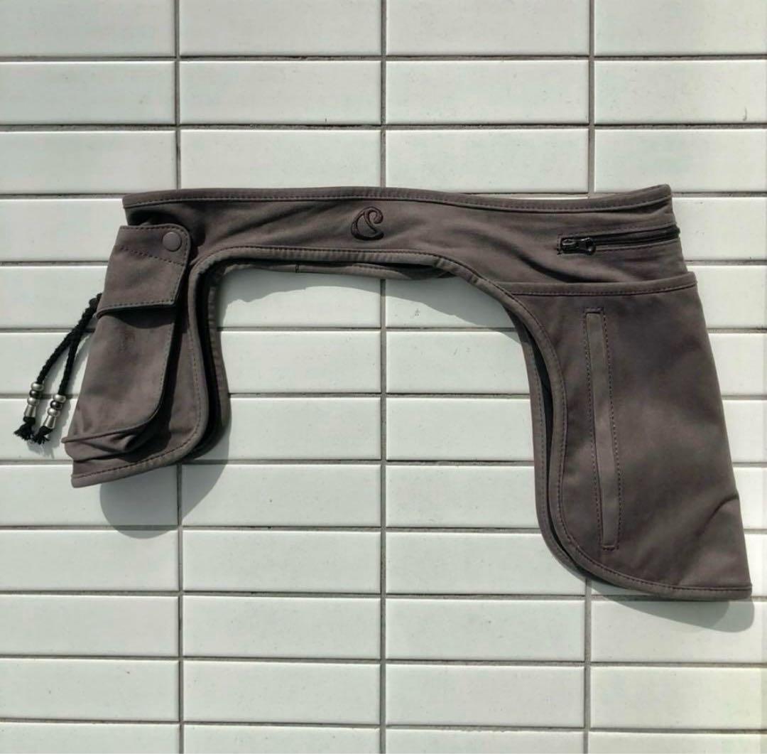 Coyseio SUEDE BELT BAG BROWN ウエストポーチ