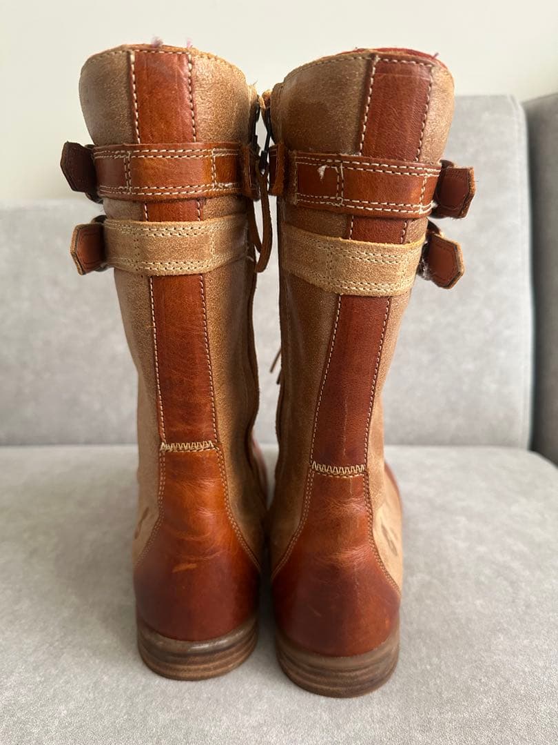 【値下げ】Timberland ブラウンレザー ロングブーツ