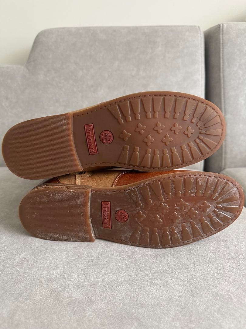 【値下げ】Timberland ブラウンレザー ロングブーツ