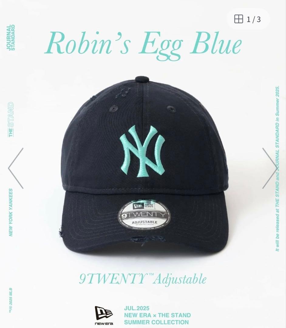 NEW ERA / ニューエラ 別注 NYY ロビンズ エッグ ブルー