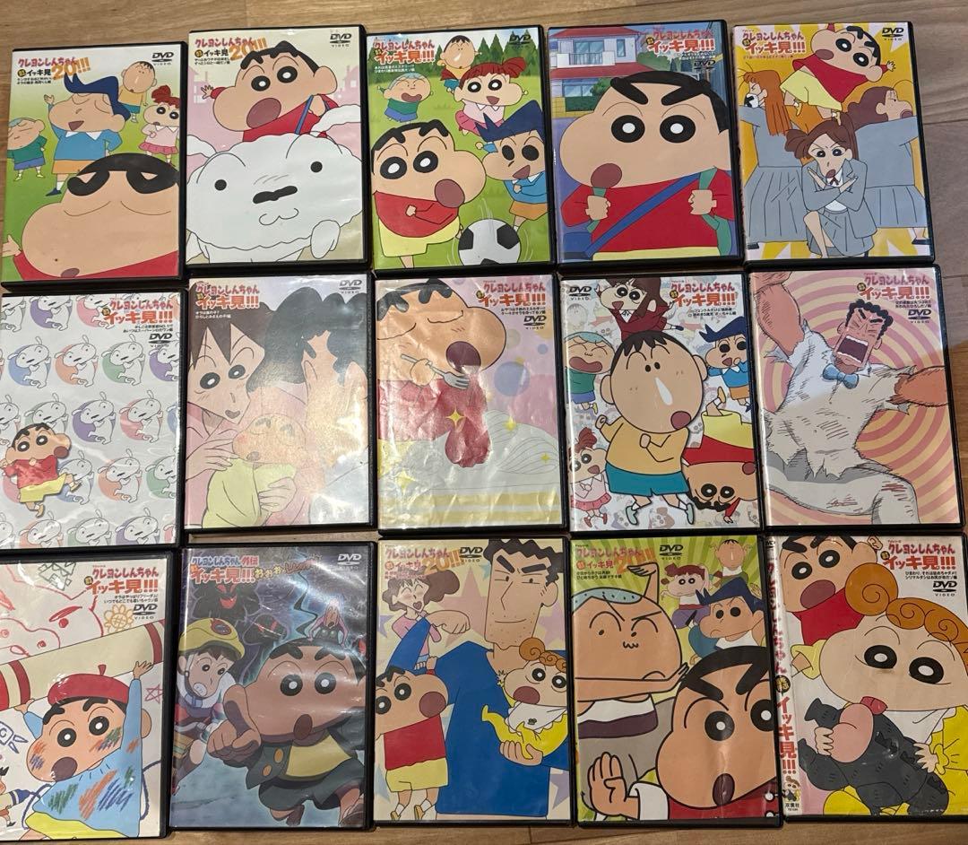 クレヨンしんちゃんDVD15枚セット