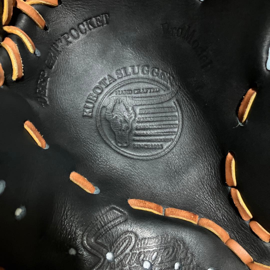 【新品】【未使用】久保田スラッガー外野用KSN-X 軟式グローブ ブラック
