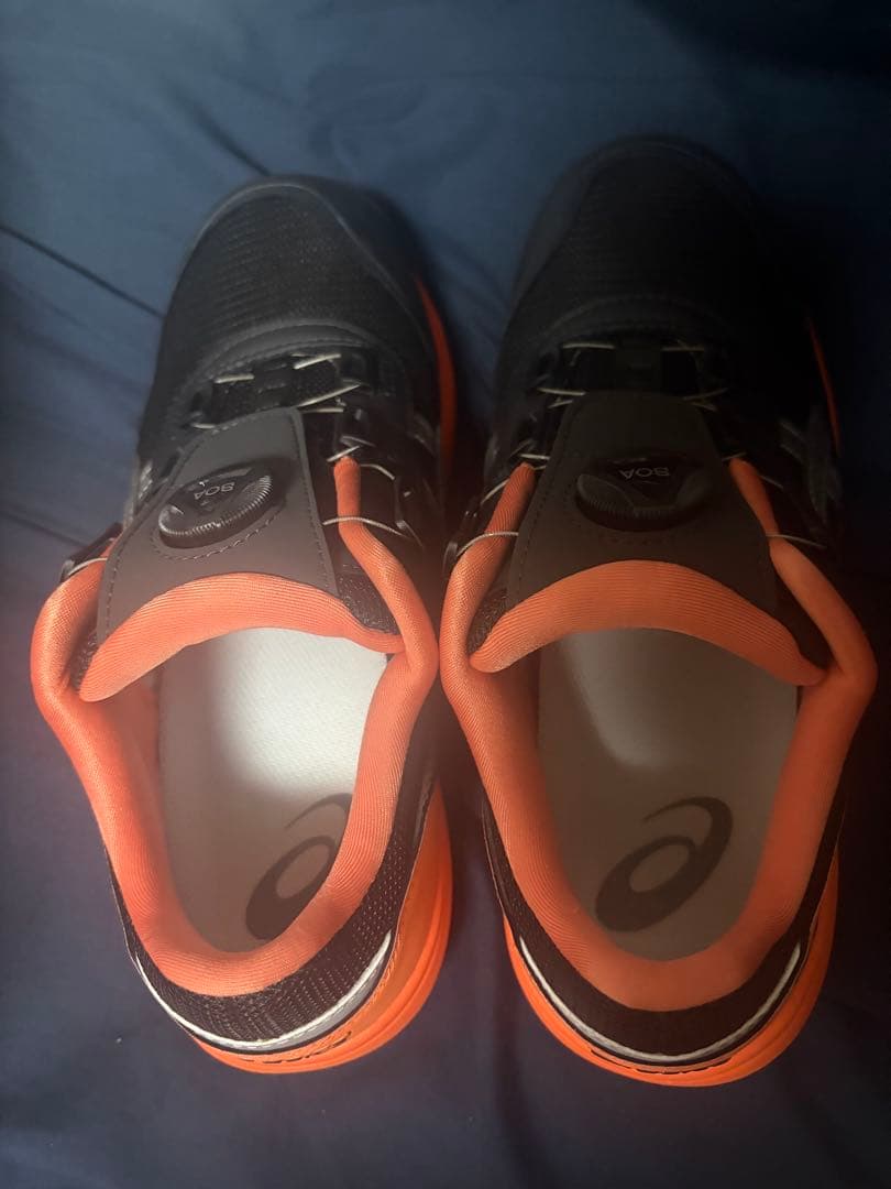 ASICS CP BOA システム 安全靴 ブラック/オレンジ