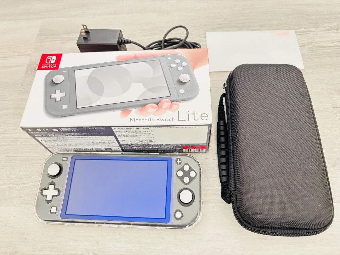 Nintendo Switch Lite グレー 本体 充電器・ケース付き