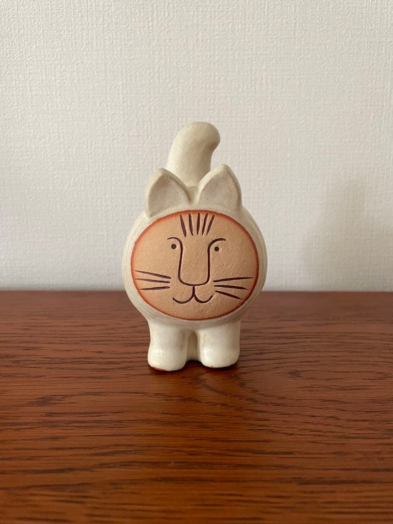 リサラーソン ディエチ キャット/ミッセ アイボリー　北欧雑貨