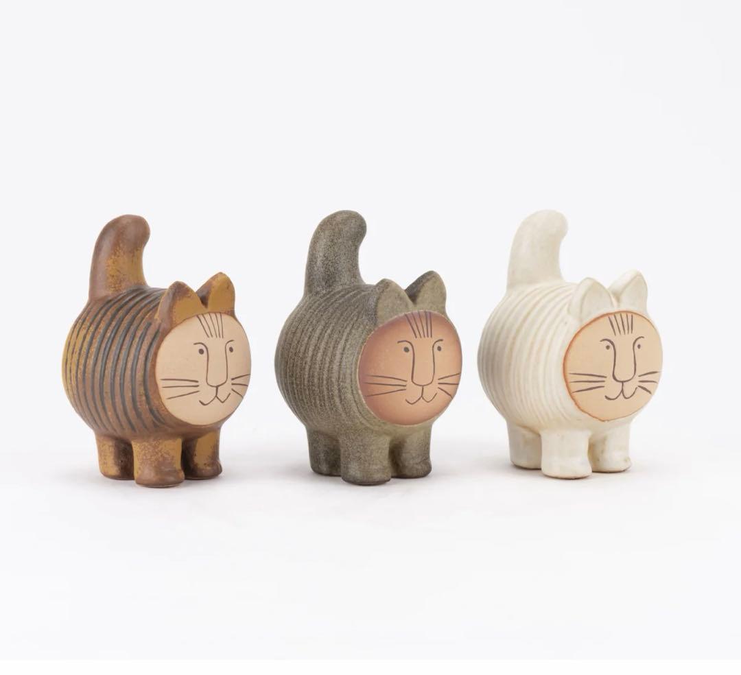 リサラーソン ディエチ キャット/ミッセ アイボリー　北欧雑貨