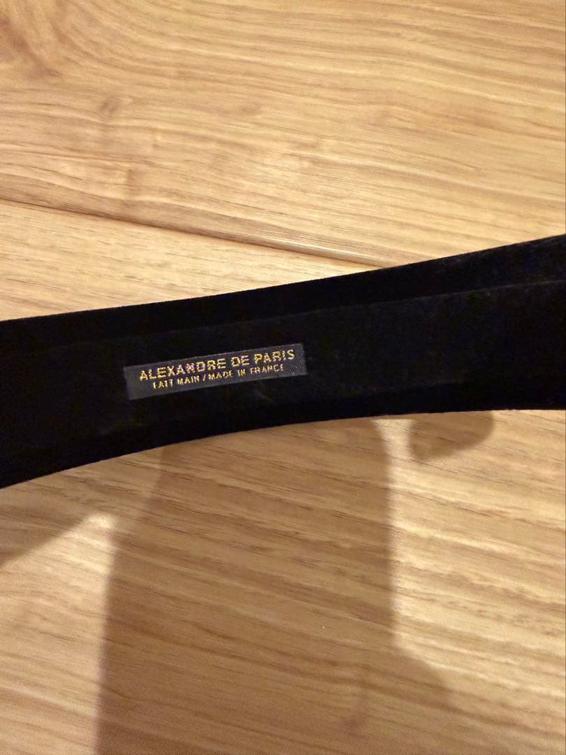 アレクサンドルドルドゥパリ ブラック ヘアカチューシャ