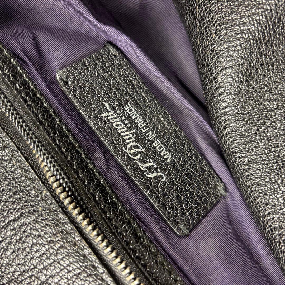 S.T.Dupont エステーデュポン　レザー ボストンバック ライターチャーム