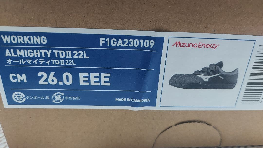 ミズノ　オールマイティ TD II 22L 【新品未使用】