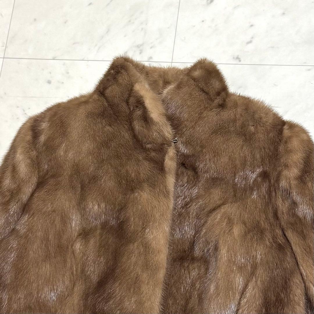 Cizenne SAGA MINK 毛皮コート ミンク 金サガ ベージュ 11号