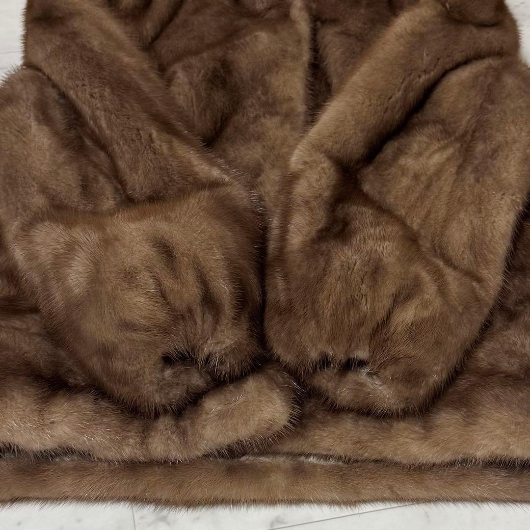 Cizenne SAGA MINK 毛皮コート ミンク 金サガ ベージュ 11号