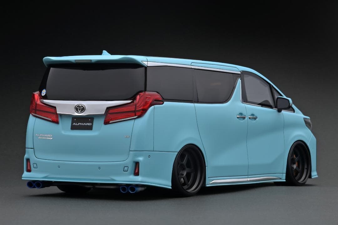 IG2794 イグニッションモデル 1/18 アルファード マットライトブルー
