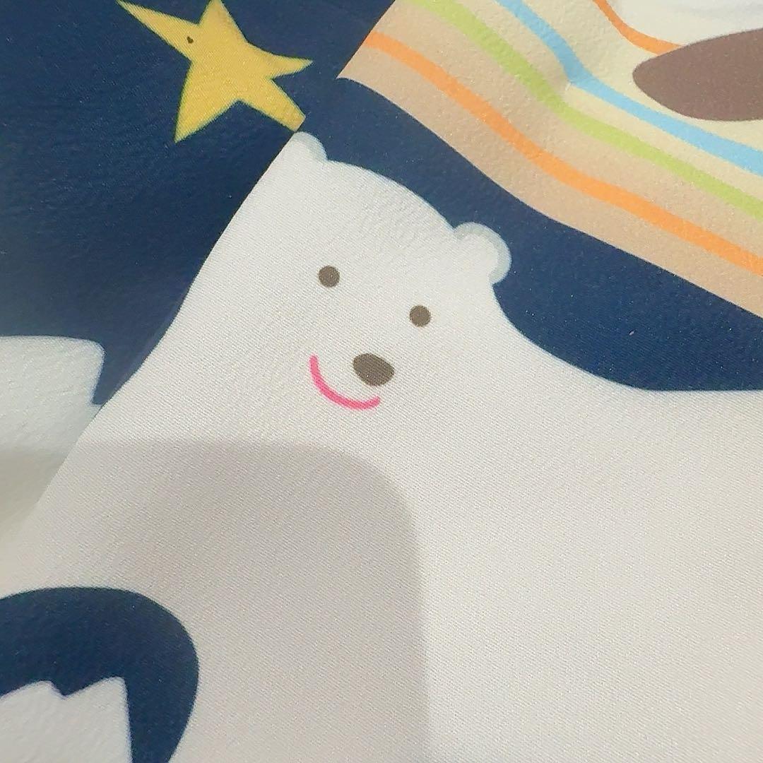 3歳 七五三 男の子 着物 被布 お参り 前撮り セット くま 青 茶