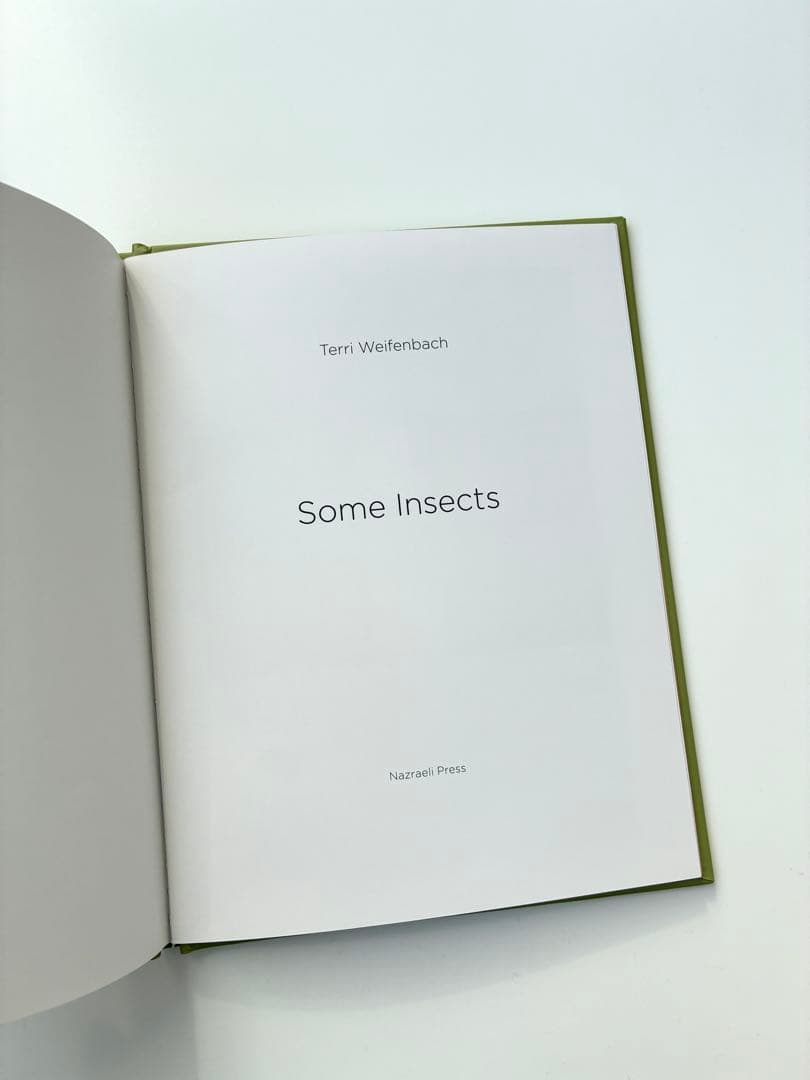 Terri Weifenbach写真集「Some Insects」花　空　虫　庭