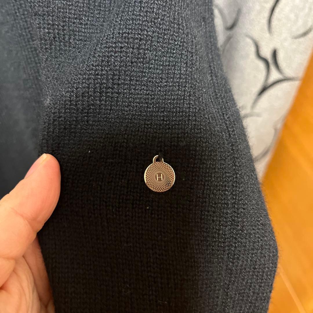 HERMÈS カシミヤ100% 長袖トップス サイズ40