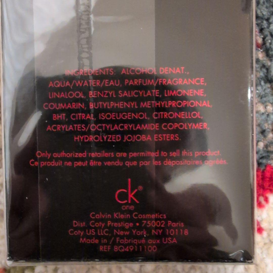 香水(男性用)   ck one RED EDITION 100ml