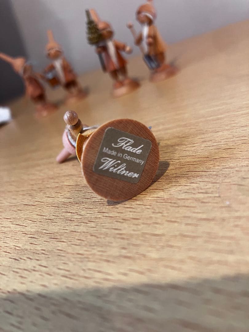 Flade Wiltner ドイツ製　木製ミニチュア人形 6体セット