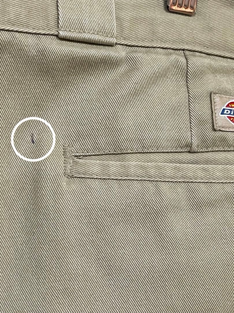 90's USA製 Dickies 874 ワークパンツ TALONジップ ②