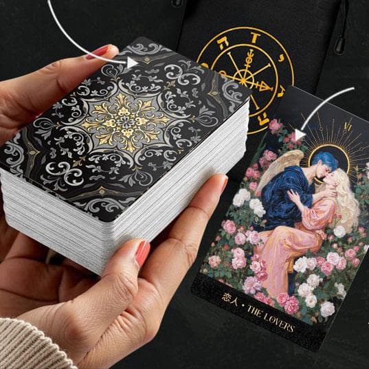 【正規品タロットカード】ロマンティック×中世×神秘の世界観のデッキ／ポータブル