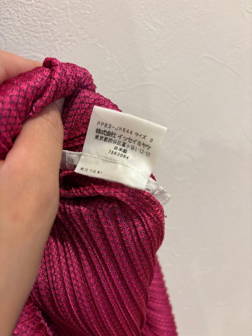 レッドピンク ノースリーブ ロングワンピース