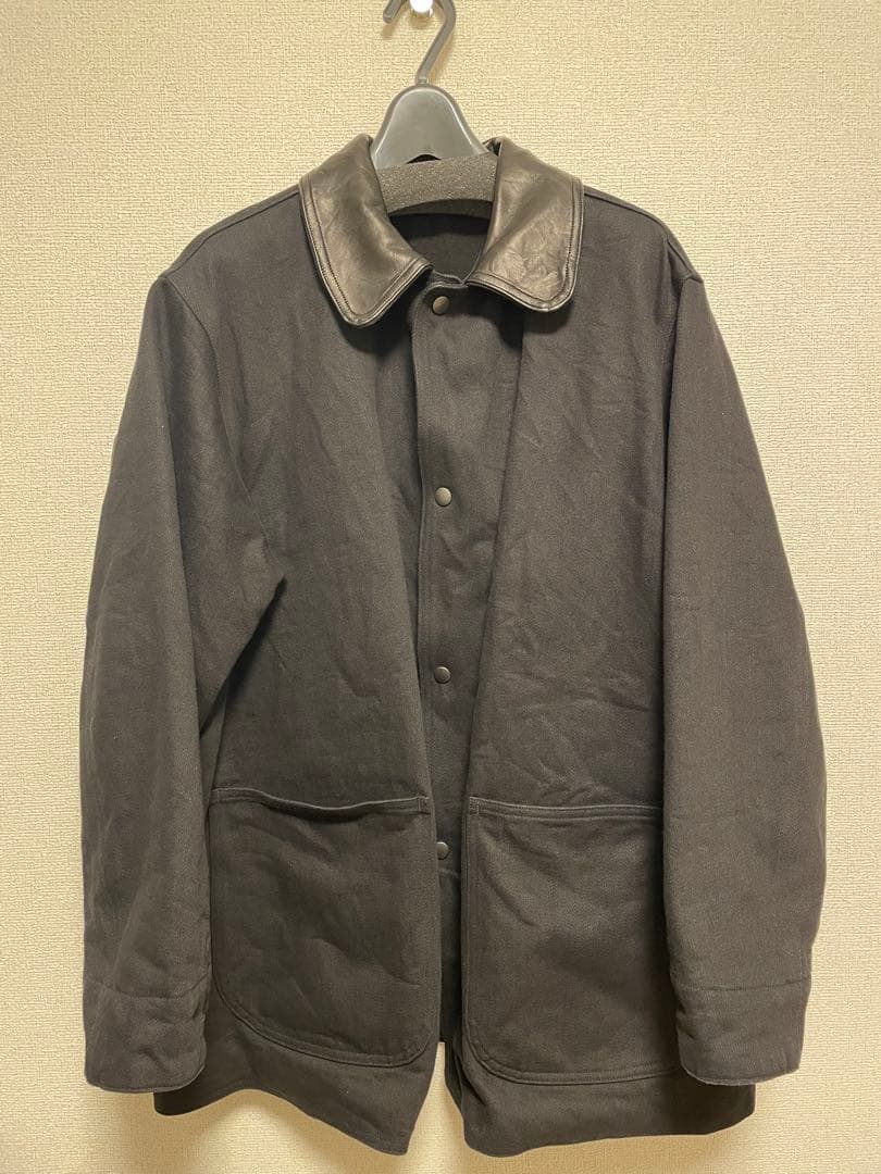 COMOLI 24AW デニム レザー ワークジャケット