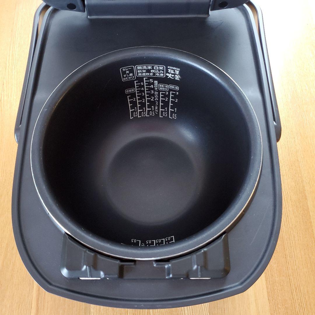 IRIS OHYAMA 炊飯器 黒　RC-PDA50-B　23年製