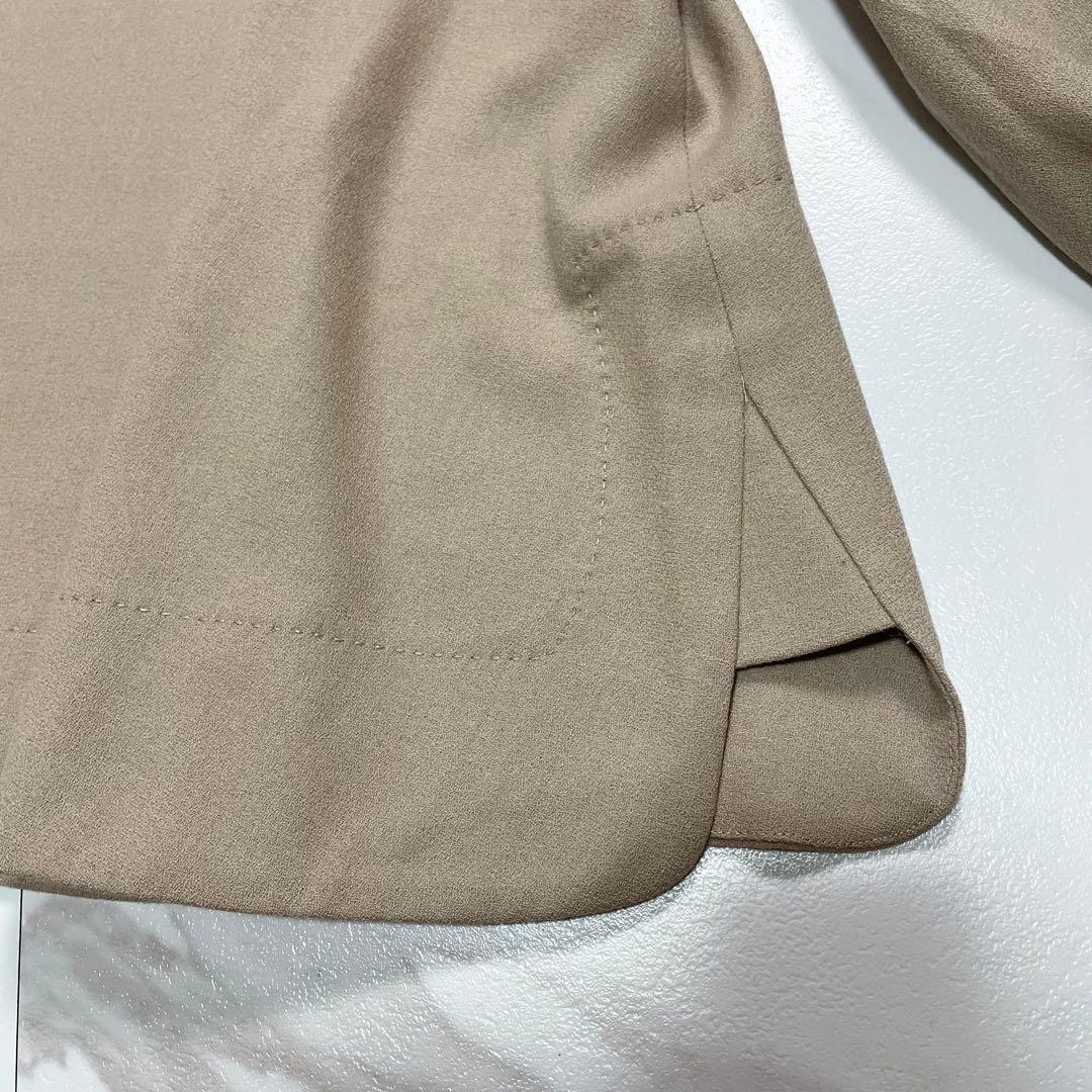 ADORE アドーア ブラウス シャツ 袖リボン ウール ベージュ 38