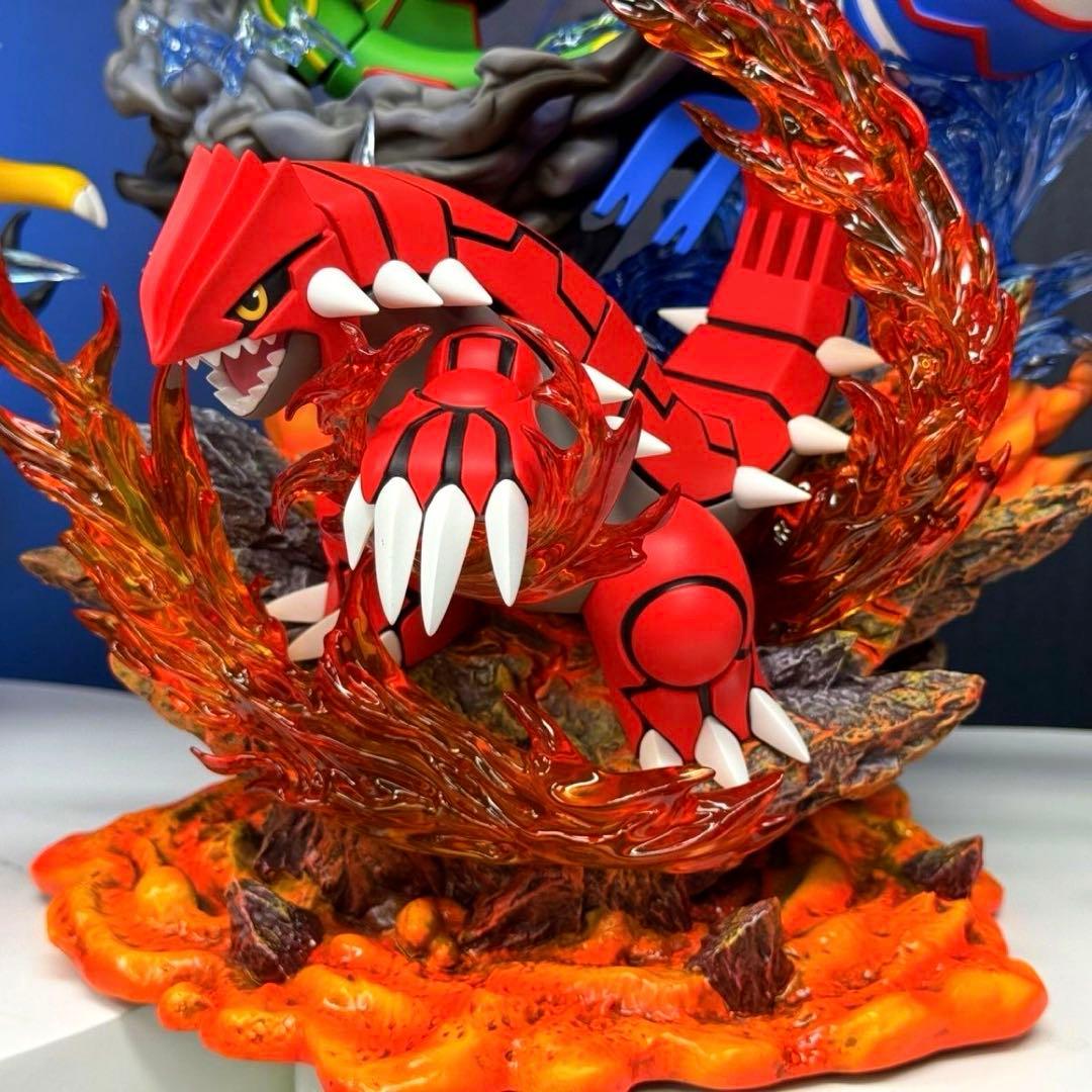 35cm ポケモン レックウザ グラードン カイオーガ フィギュア