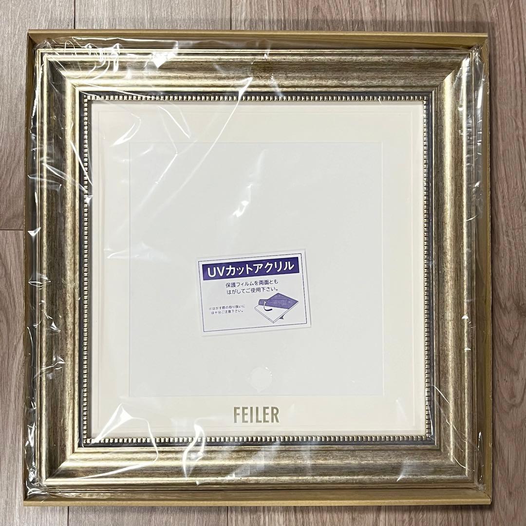 【新品未使用】FEILER 額 ベージュ ゴールド系