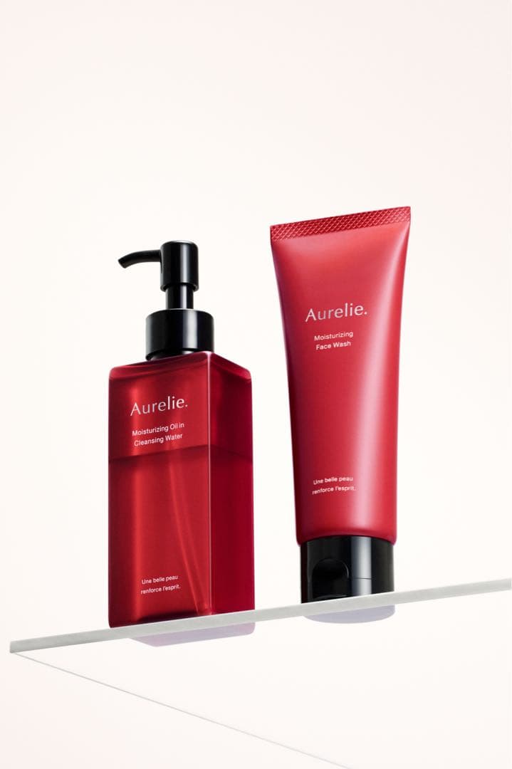 Aurelieクレンジングオイル ３本&フェイスウォッシュ３本、計６本セット
