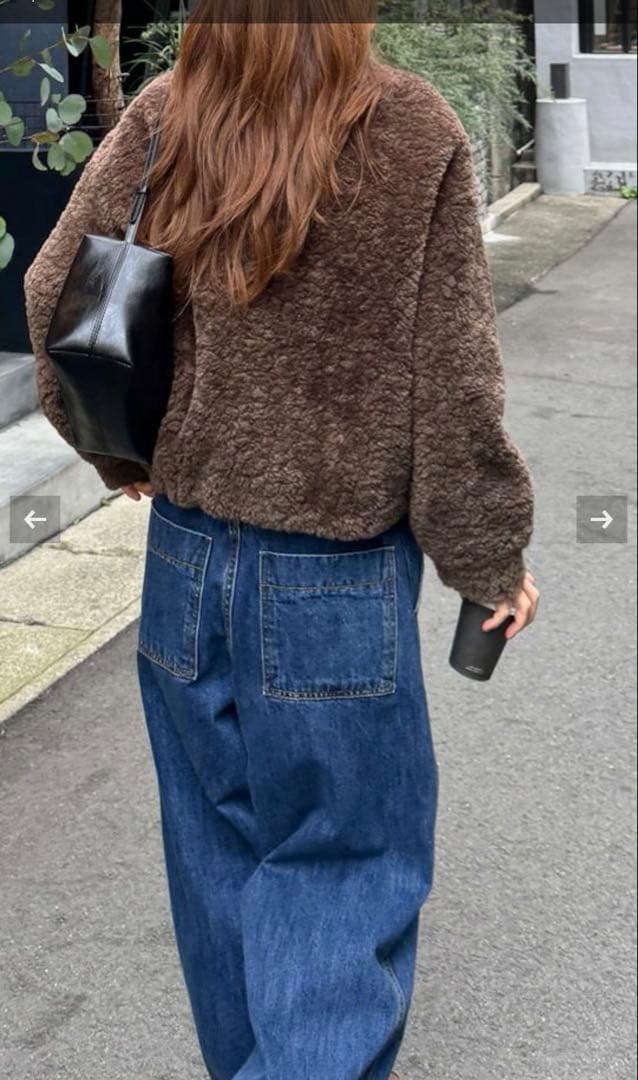 El mar シープボアブルゾン キャナルジーン