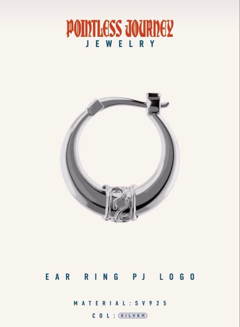 テ*ツ様 Pointless Journey シルバーピアス【限定箱付き】