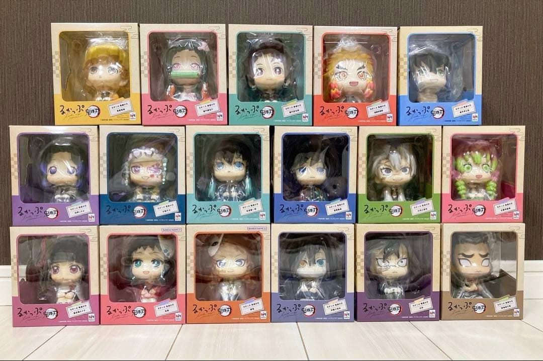新品　未開封　鬼滅の刃 るかっぷ　全17種　見上げる見守るフィギュアシリーズ
