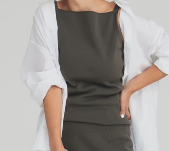 Demi-Luxe BEAMS　ヘルシー ニットキャミソール .M