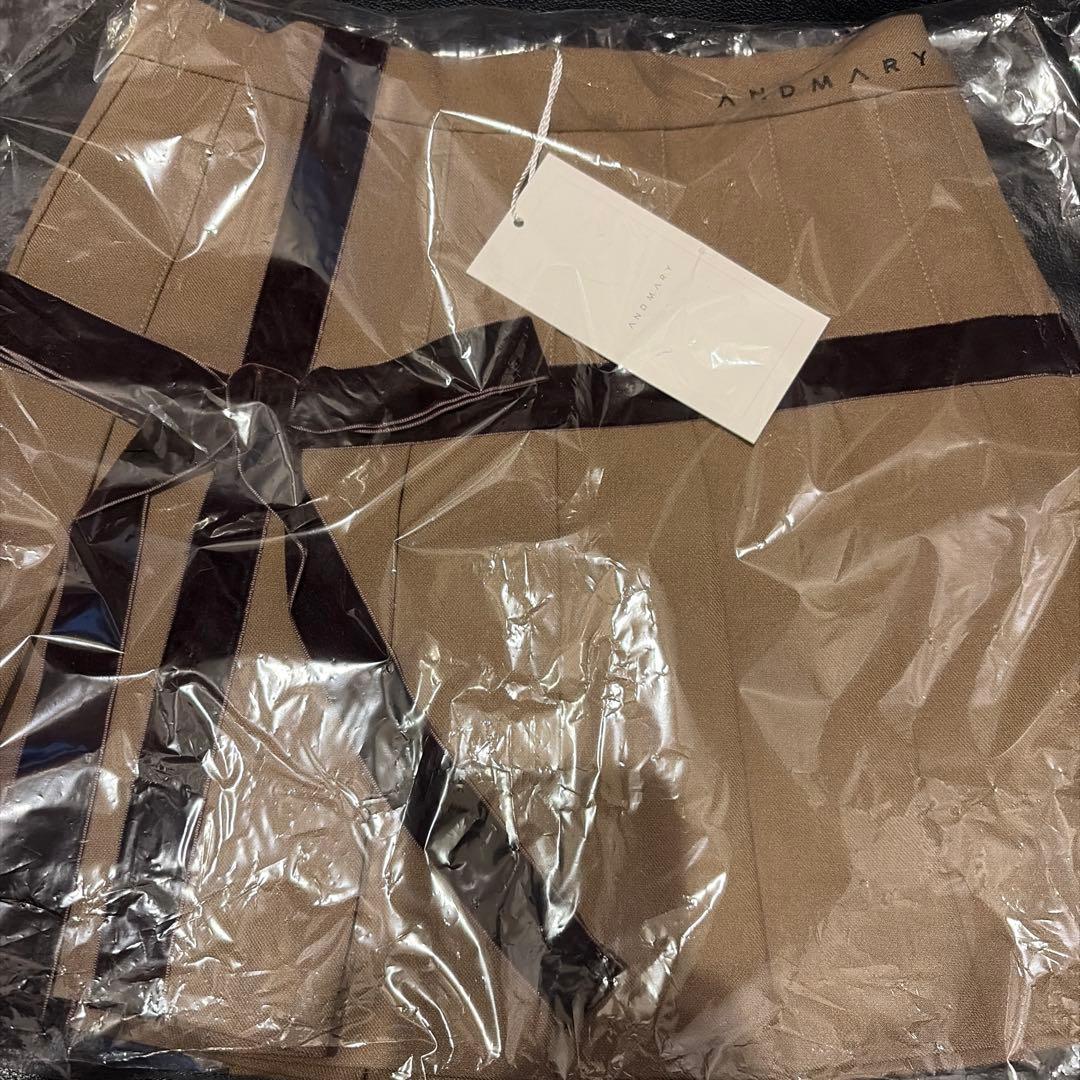 スカート M ANDMARY VALENTINE RIBBON MINI SKIRT