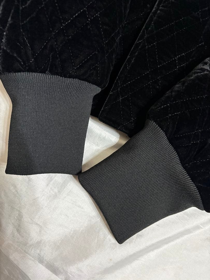 お値下げshetokyo シートーキョー 極美品 MA-1 ベルベットキルト 黒