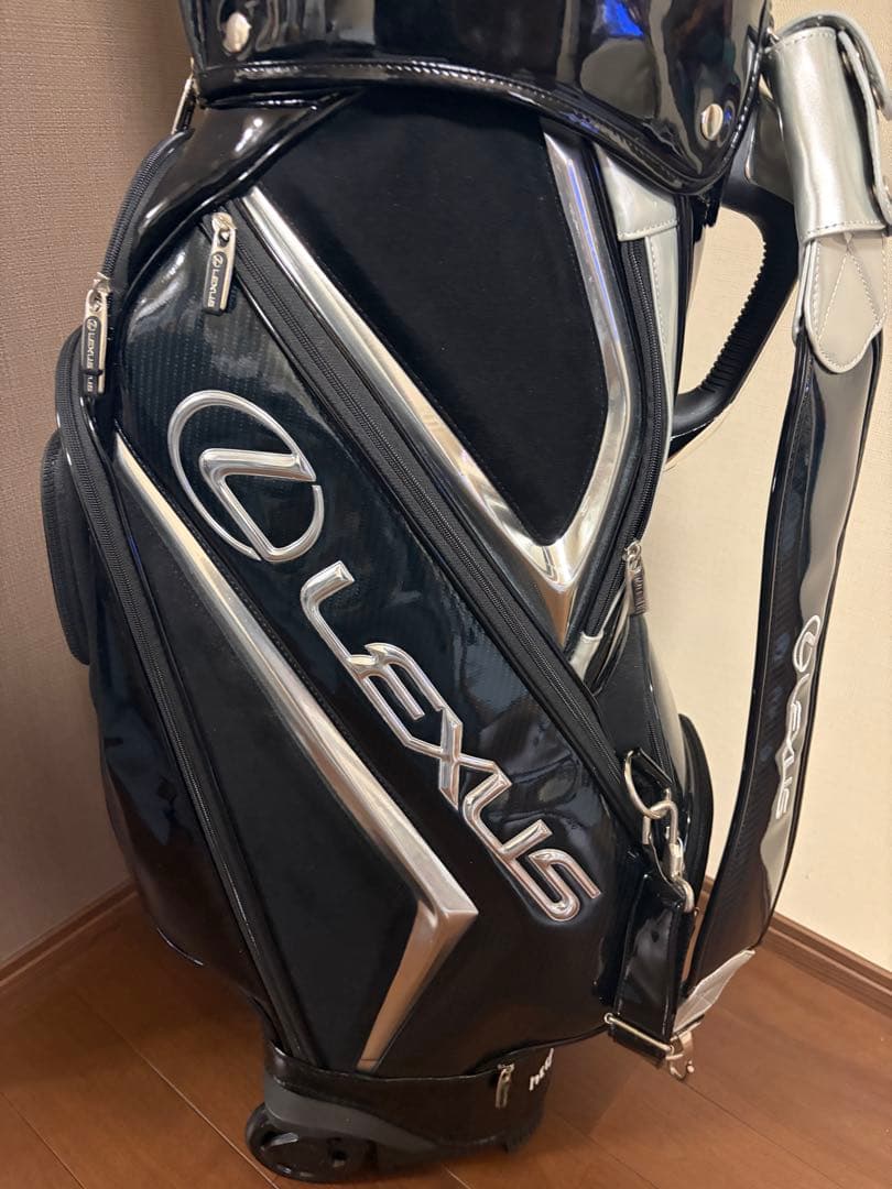 非売品レクサスLEXUSカート付きキャディーバッグ超美品おまけヘッドカバー