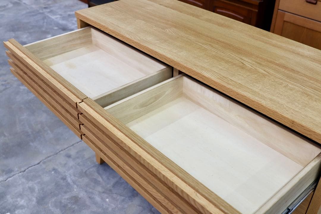 GMIK64○大川家具 バジル チェスト サイドボード リビングボード 整理箪