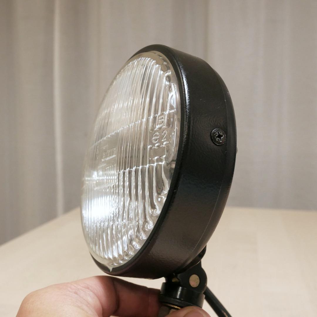 当時物 中古良品 CIBIE ハロゲンライト H3 12V 薄型 ブラック