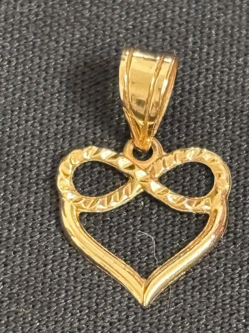 k18ハート♡ネックレストップ♡新品未使用
