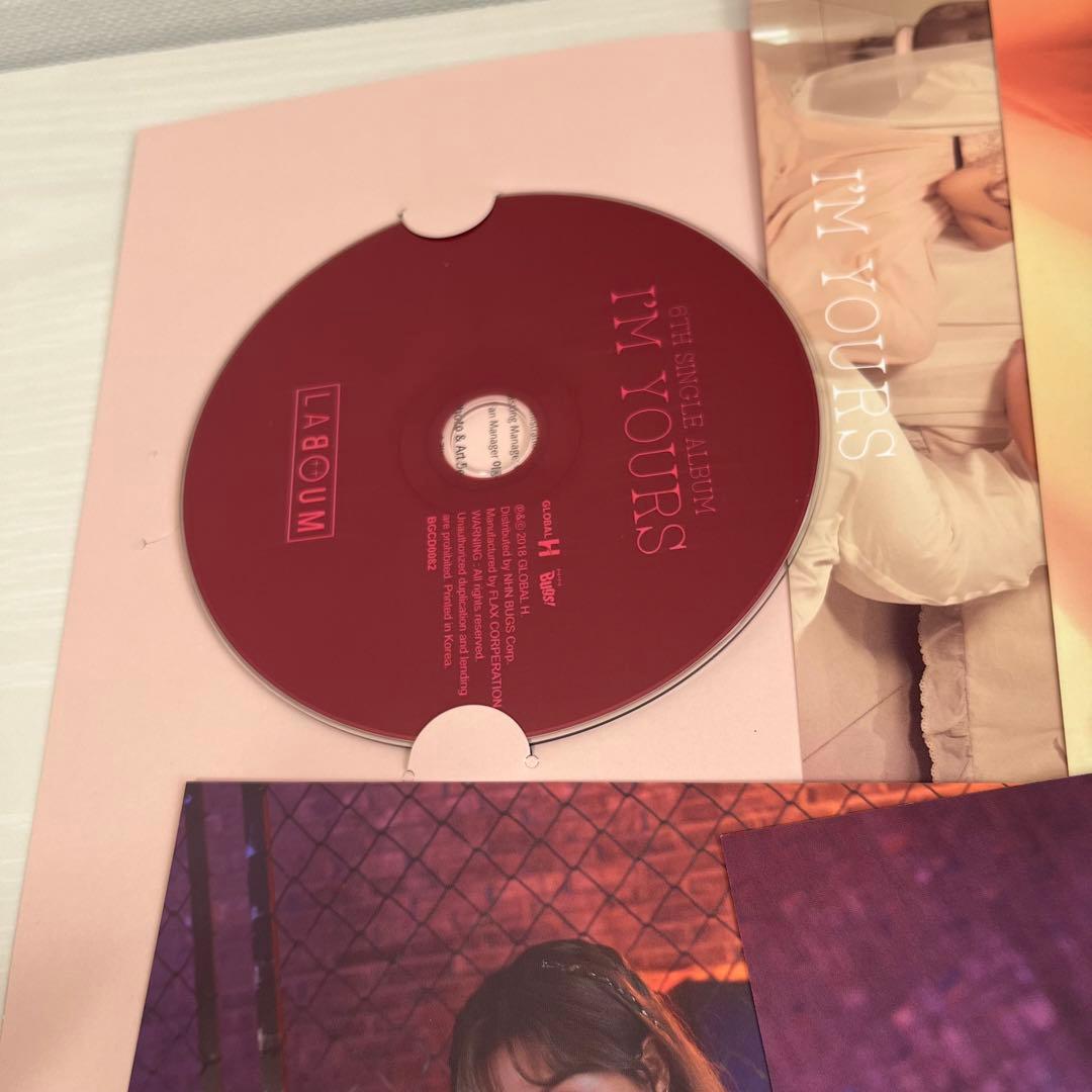 LABOUM I'M YOURS 　韓国　アイドル　CD 未開封　サイン付き