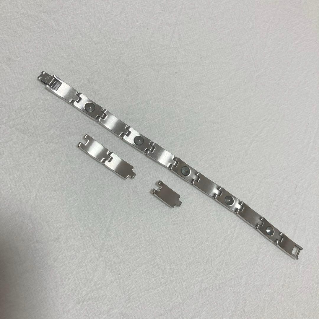 【ゲルマニウムブレスレット】証明書・箱付き／健康アクセサリー／サイズ調整可