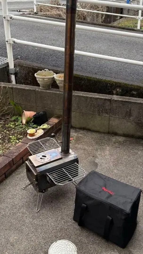 Neer 薪ストーブ ステンレス製 収納バッグ付き