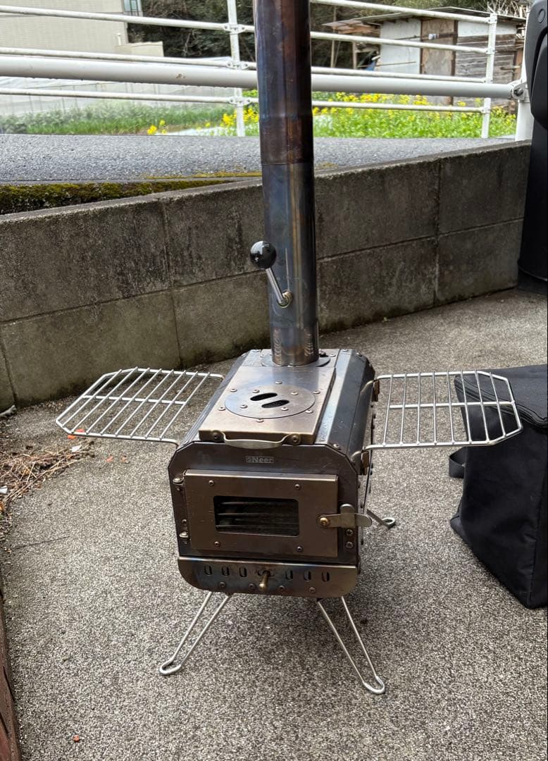 Neer 薪ストーブ ステンレス製 収納バッグ付き
