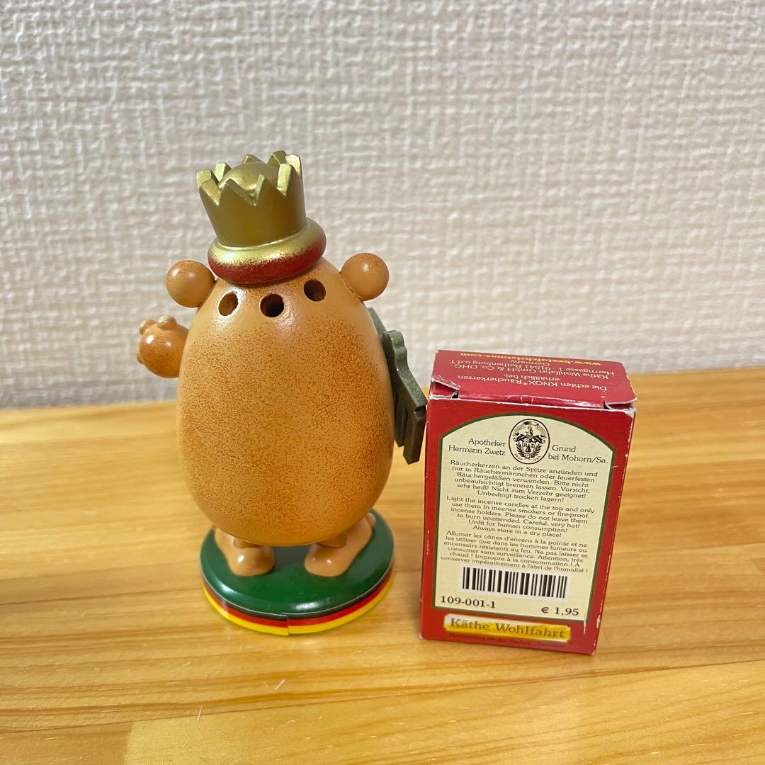 ドイツ製　木製　ベルリンのクマ お香立て
