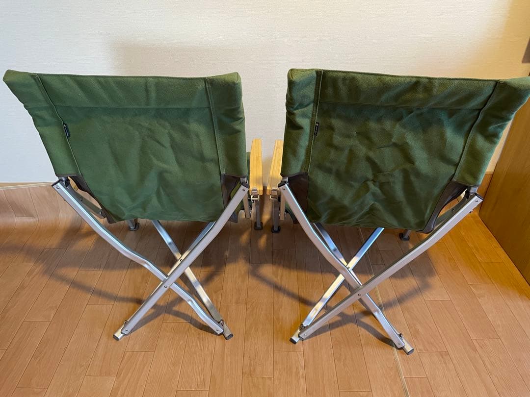 廃盤品　スノーピーク　ローチェア30 グリーン　2個セット